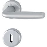 HOPPE 10756910 krukapparaat Milos op BB, 39-47, aluminium/chroom