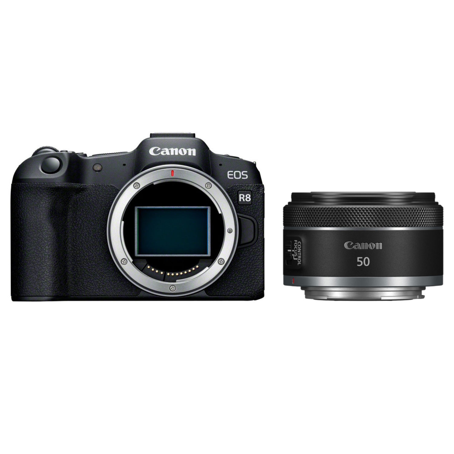 Canon Canon EOS R8 systeemcamera Zwart + RF 50mm f/1.8 STM