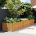 Maison Exclusive - Jardinière surélevée 479x100x69 cm, version acier Corten