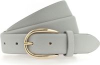 Vanzetti Leren Riem 30mm Leather Belt W75 Light Grey Lichtgrijs