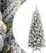 vidaXL Kunstkerstboom Wit 120 cm PVC, Plastic, Staal, PE