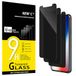 NEW'C 3 Stuks, Privacy Screen Protector voor iPhone 11 Pro, iPhone X, iPhone XS (5,8 inch), gebalanceerde 35-graden privacyhoek met oogbescherming, ultraduurzame 9H-hardheid, bubbelvrij
