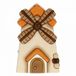 THUN Figurine de Noël moulin à vent - décoration de Noël maison - ligne crèche classique - céramique - 7,5 x 7,5 x 12,5 h cm