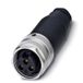 Phoenix Contact 1521300 kabel-connector 7/8'-16UNF Zwart, Zilver
