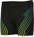 Arena Jammer Mid Graphic Zwembroek Mannen Zwart/Blauw/Groen Polyester/Elastaan
