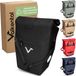 Sacoche de vélo porte-bagages - 2-en-1 - Noir - 23-28 litres avec compartiment pour ordinateur portable