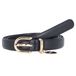 JOOP! Leren Riem 2,0 CM Women's Belt With Pendant W80 D`Blue Donkerblauw