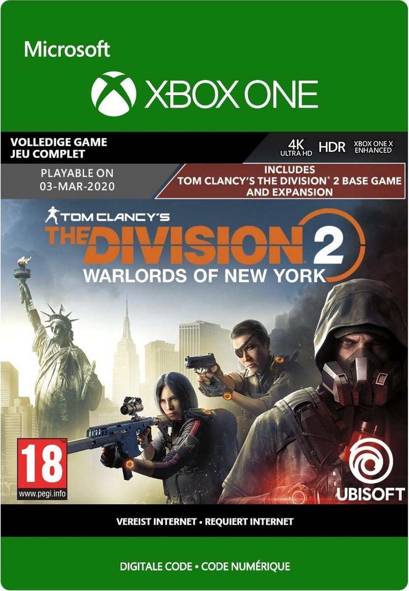Ubisoft Tom Clancy's The Division 2: Warlords of New York Edition - Xbox One Download