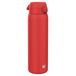 ION8 Vacuüm Geïsoleerd Stalen 1 Liter Waterfles, 920 ml/31 oz, Lekvrij, Makkelijk te Openen, Veilige Vergrendeling, Draaghendel, Vaatwasserbestendig, Duurzaam, Ideaal voor Sport en Yoga, Rood