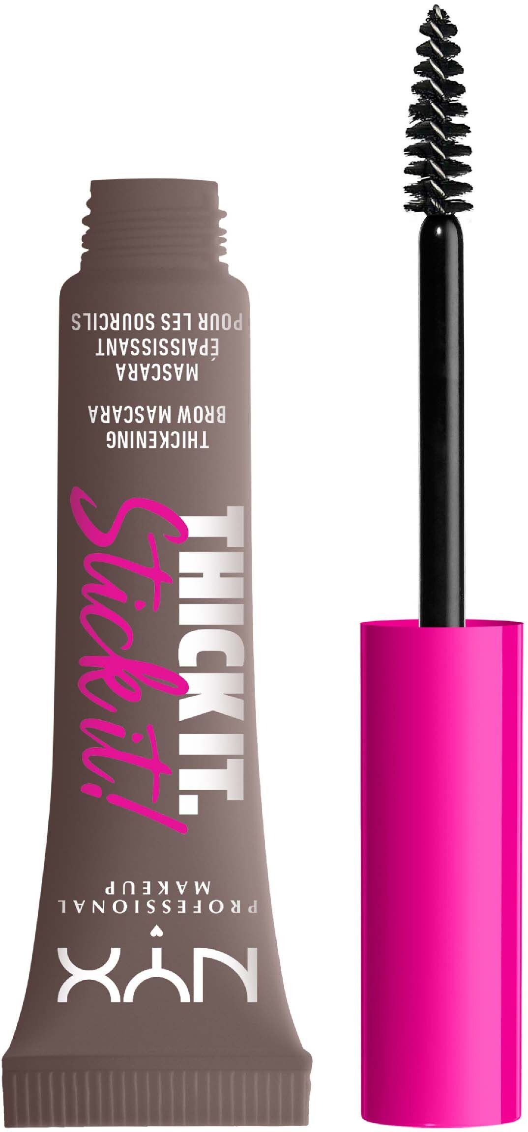 NYX Professional Makeup Thick it. Stick it! Brow Mascara Cool Ash Bro