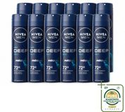 NIVEA MEN Deospray Deep Beat - 150 ml - 12 pièces