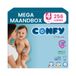 Confy 8x Premium Couches Taille 4 Maxi 7-14kg 32 pièces