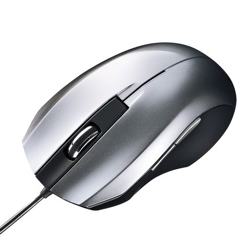 SANWA SUPPLY MA-BL10S - Muis - Zwart, Zilver