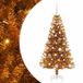 vidaXL Sapin de Noël Or 150 cm PET
