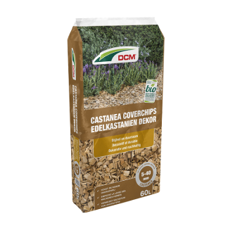 DCM CASTANEA COVERCHIPS 60L - Kastanjehout - 5-40 mm