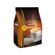 FAVOR Koffiepads Dark Roast 36 stuks