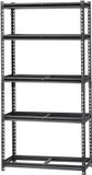 Merkloos / Sans marque Shanghai Sishun Technology Co., Ltd Opbergrekken, Draagvermogen 907 kg, SPCC staal Met poedercoating, 5 verdiepingen zware garage Rekken, Zwart