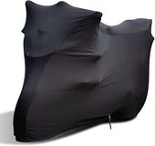 WinPower Motorhoes voor binnen, fluweel, stretch, elastische hoezen voor motorfietsen, 264 x 104 x 124,5 cm