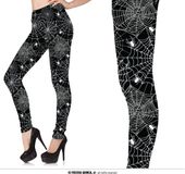 Fiestas Guirca Legging Spinnen L Zwart