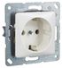 JUNG REV Prise CD500 Blanc avec protection enfants
