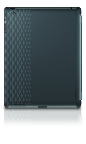 XtremeMac PAD-MCSS3-D83 Microshield Silkscreen SC beschermhoes voor iPad 2. & 3e generatie (compatibel met smartcover) donkergrijs