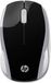 HP Draadloze muis 200, 2,4 GHz, 1000 DPI, 3 knoppen, rode LED, zilver