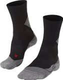 FALKE 4Grip anti blaren, antislip noppen functioneel garen sportsokken Unisex zwart - Maat 44-45