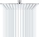 Ibenzoa® Douche de pluie durable et autonettoyante avec poignée en acier inoxydable – Acier 304