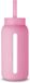 Muuki Lounge Straw + Cap | Herbruikbaar Siliconen Rietje Met Drukvaste Dop | Exclusief fles | Flamingo