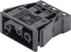 Wieland pièce de châssis 3p femelle 1.5–2.5mm avec connecteur à ressort – noir - par 100 pièces (GST18I3F B2 REV SW)