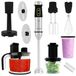Merkloos Staafmixer Staafmixer set - 1500 W - Spiraalsnijder - Roestvrijstaal - Extra lange mengvoet