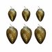 LOBERON Kerstversiering set van 6 Salema groen