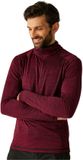 Regatta Yonder II Fleece Met Halve Rits voor Heren - Dark Maroon - Maat S