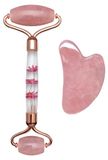 Merkloos Rozenkwarts Gua Sha Massage Tool
