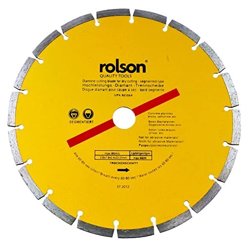 Rolson Rolson 24397 230 mm Diamnod getipt gesegmenteerd blad