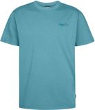 Petrol Industries Heren Logo T-shirt tanner Blauw Maat L