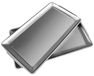 Set de 2 planches de service en acier inoxydable, rectangulaires, pour fêtes et barbecues