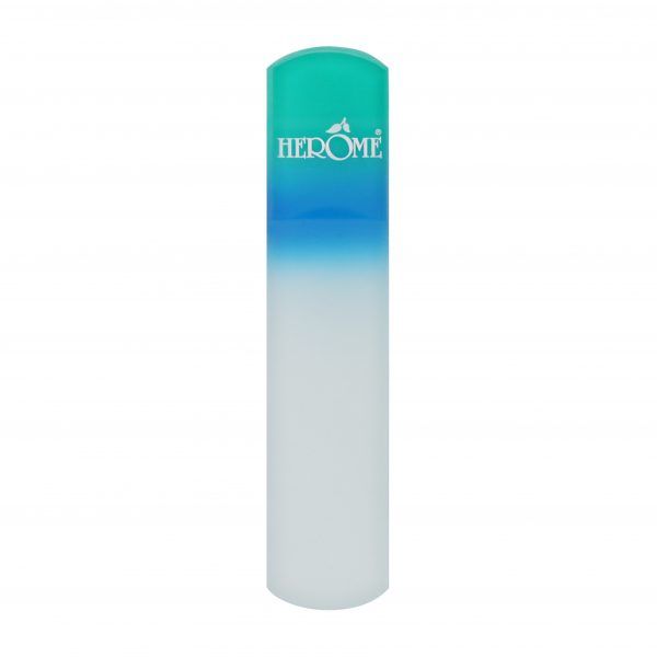 Herome Glass Pedicure File - Blue, Green, Grey - Glass