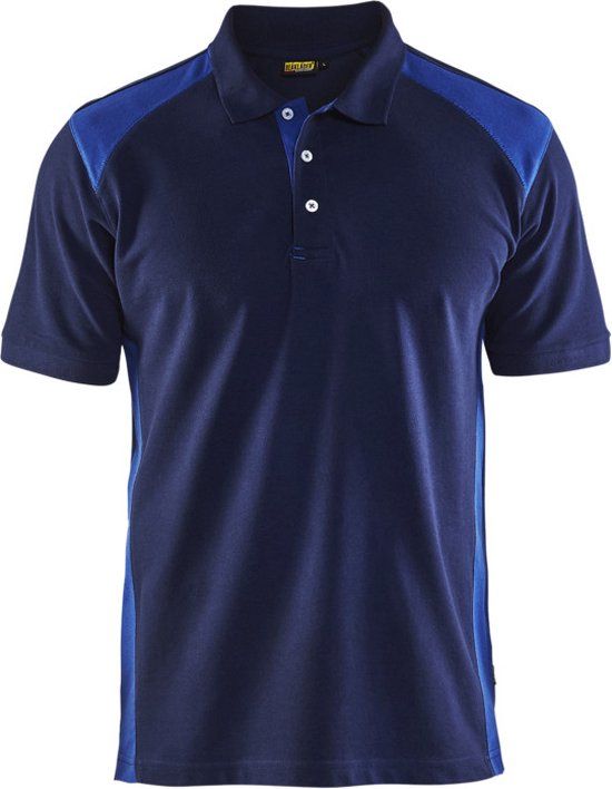 Blakläder Polo Piqué - Marineblauw/Korenblauw