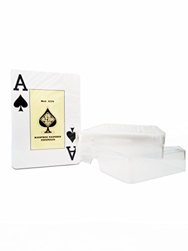 MAESTROS NAIPEROS Leraar naiperos - Kleur Poker Jumbo en plastic etui, blauw en rood (130003092)