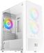 Xigmatek Oreo RGB Mini Tour Micro ATX Boîtier avec panneau vitré (Blanc)
