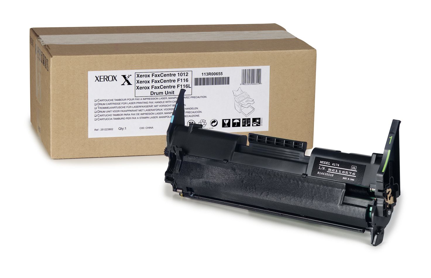 Xerox 113R00655 - Printer drum - zwart
