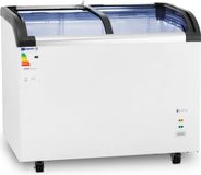 Royal Catering Vrieskist - 273L - Glazen Deur - Wit