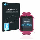 Savvies Screenprotector voor TCL Movetime Family Watch MT42X - Folie Beschermfolie transparant 6 Stuks