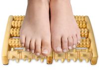 Merkloos Voetmassageroller Voetmassager - Dubbele roller - X-Large - Acupressuur - Voor voeten en hielen