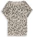 Tom Tailor - Dames t-shirt - Maat M - Vrouwen - Beige - Linnen