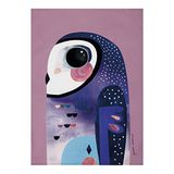 Maxwell & Williams Pete Cromer Vogels, Theedoek met Uil, 100% Katoenen Keukendoek, 70 x 50 Centimeter