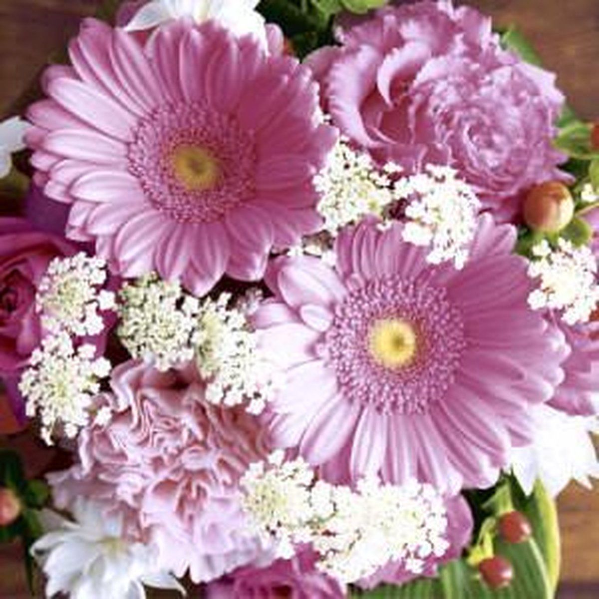 Paper Design Paper + Design - Pink Gerbera - papieren servetten