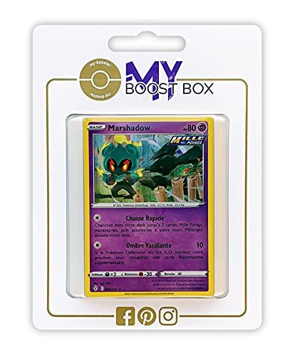 my-booster Marshadow 80/192 Holo Mille Poings Ultraboost X zwaard en schild 7 evoluties - set met 10 Franse Pokémonkaarten