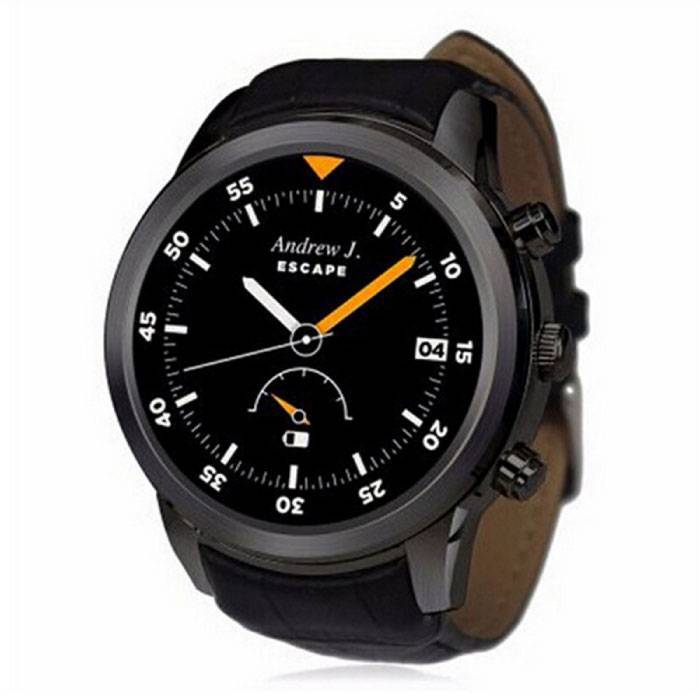 Stuff Certified K18 Plus Smartwatch Smartphone Horloge OLED Android Zwart
